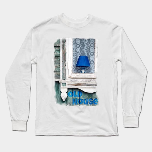 Blue Lamp Long Sleeve T-Shirt by cinema4design